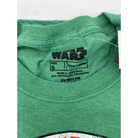 Star Wars Storm Trooper Droids Christmas T-Shirt Green Size Small NWT - Picture 2 of 2